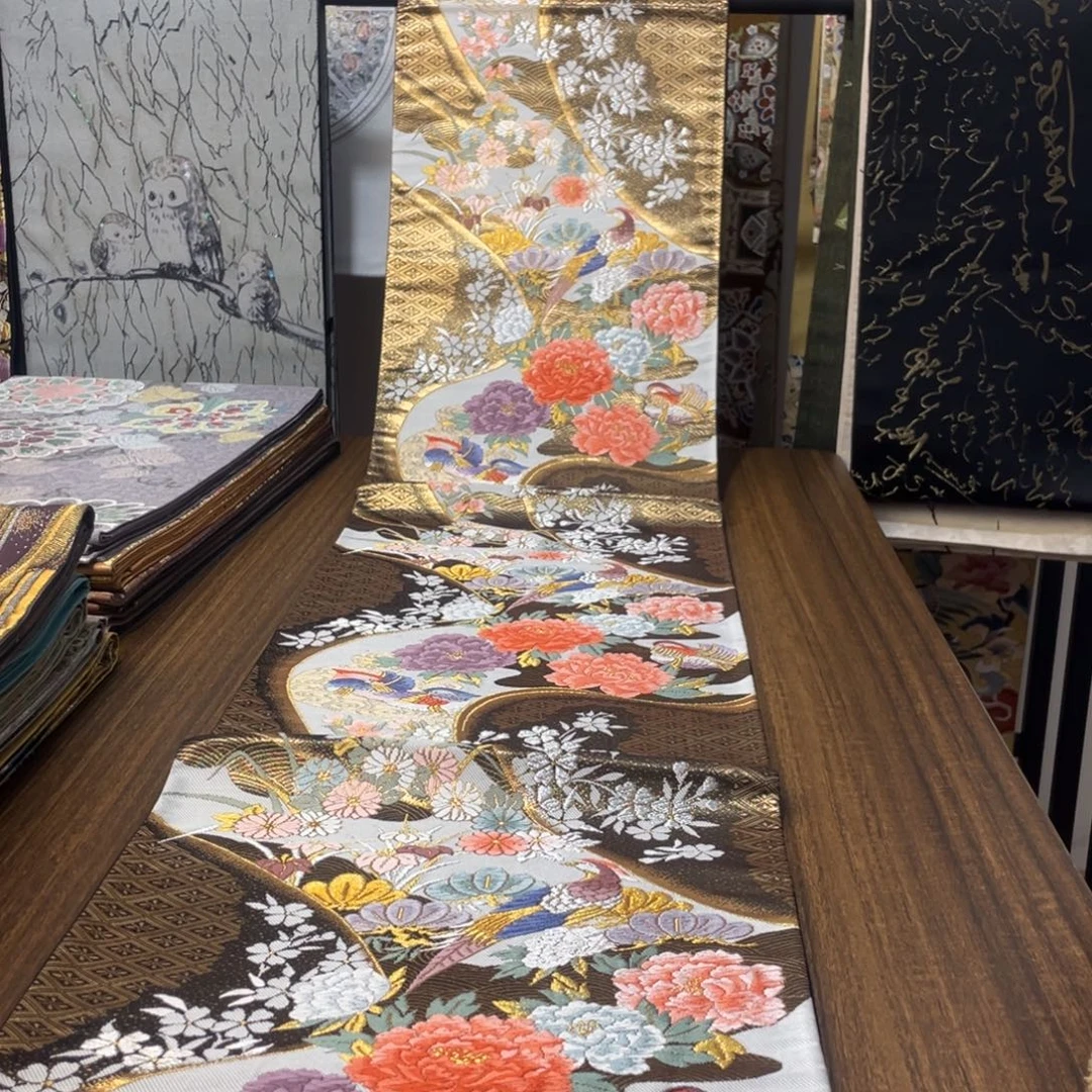 织绣唐锦西阵织桌旗