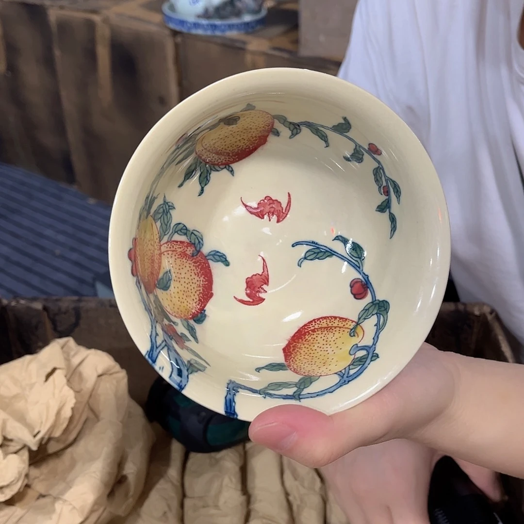 摆件/////直径12.5厘米。黄。