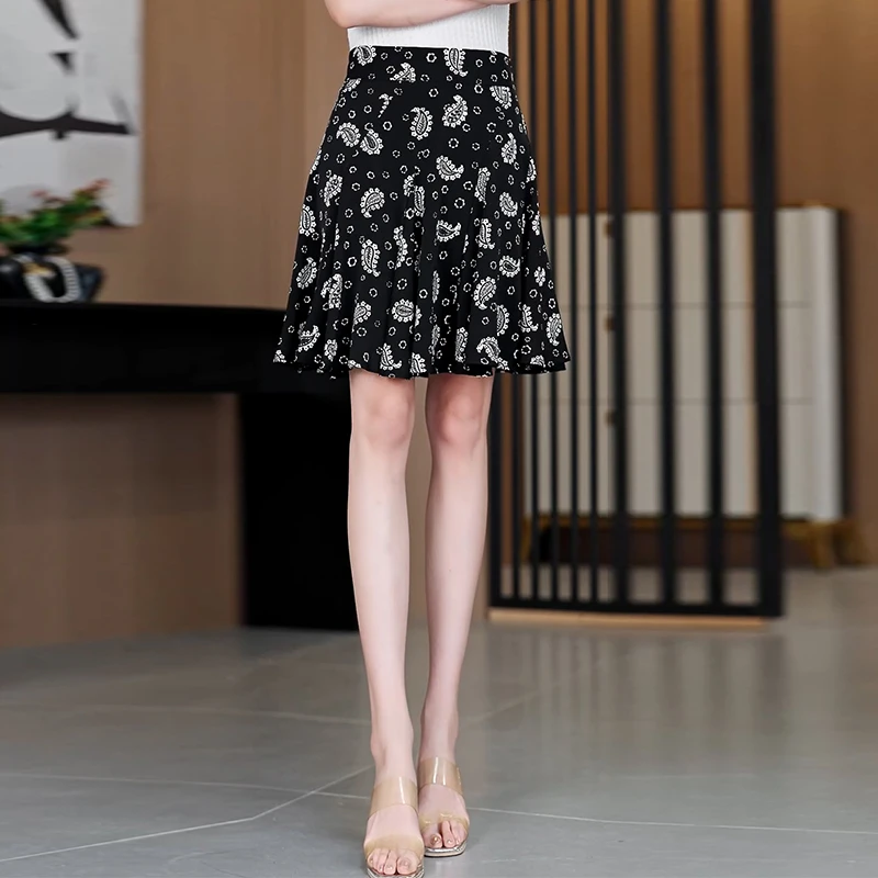 2025夏季气质高级裙子女款新款高级感大码半身裙时尚显瘦91061