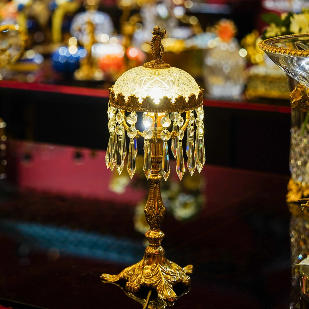 【本尼家】T21法式复古台灯客厅主卧装饰品摆件