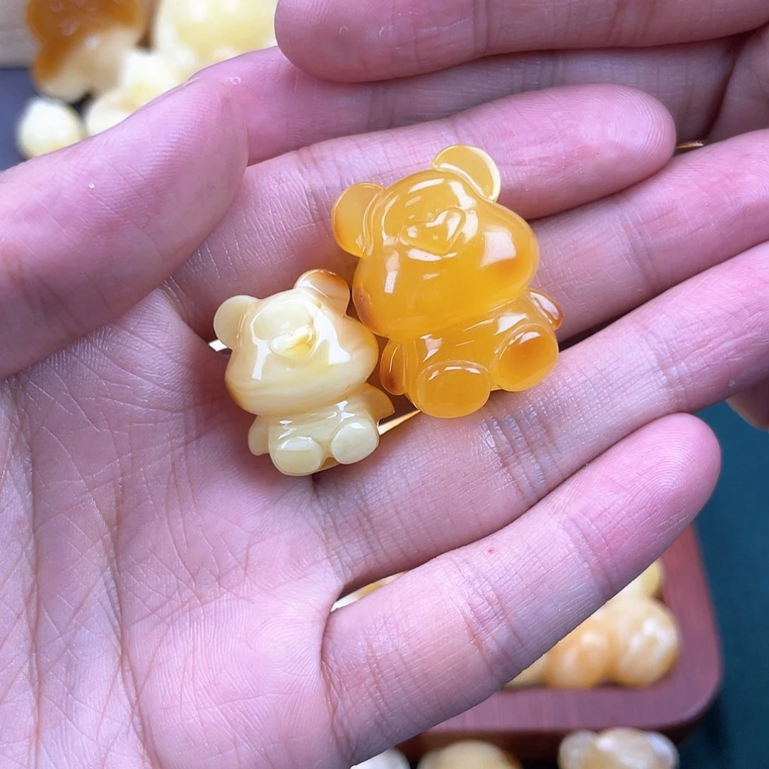 琥珀裸石未镶嵌?***吖蜜蜡