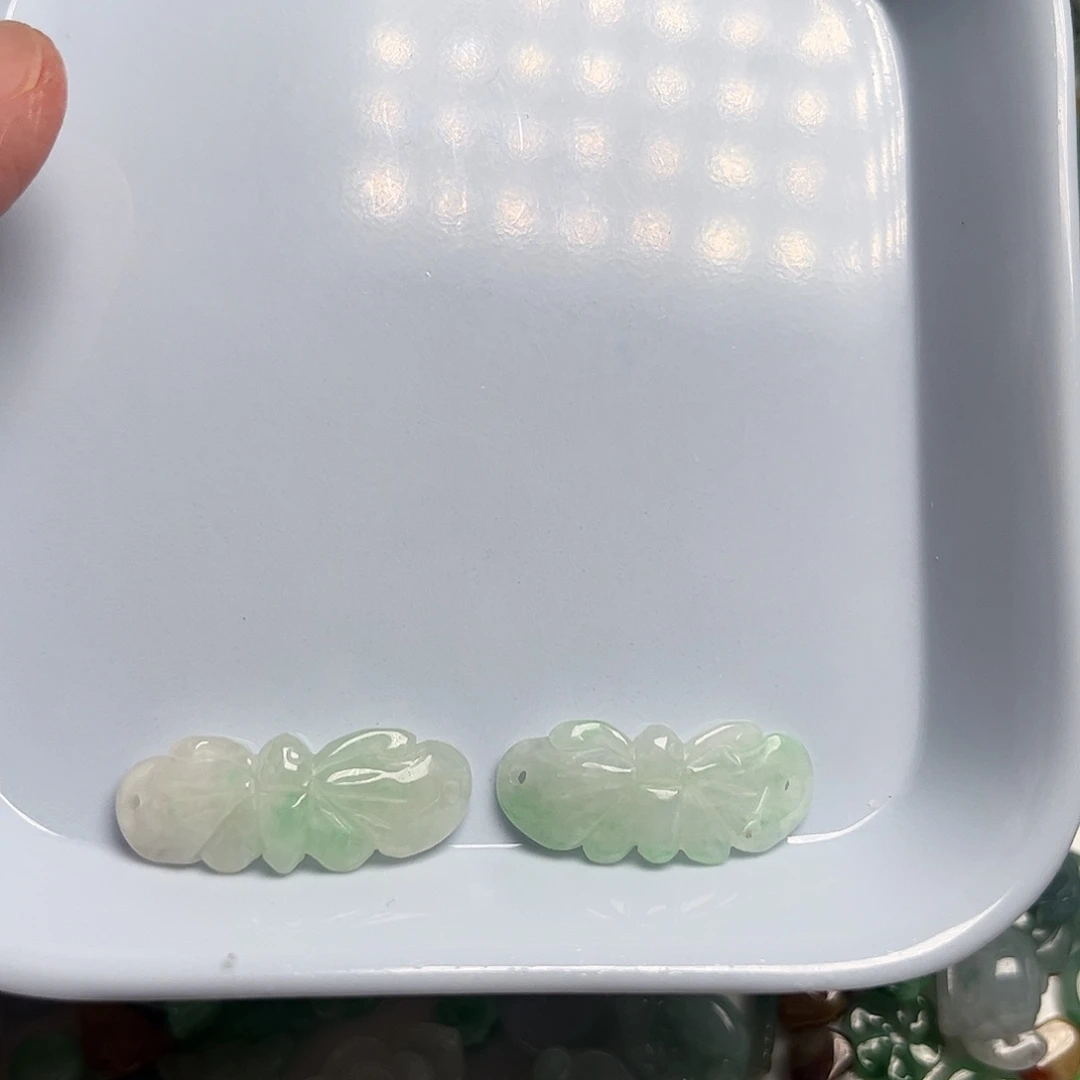 颈饰未镶嵌翡翠天然翡翠