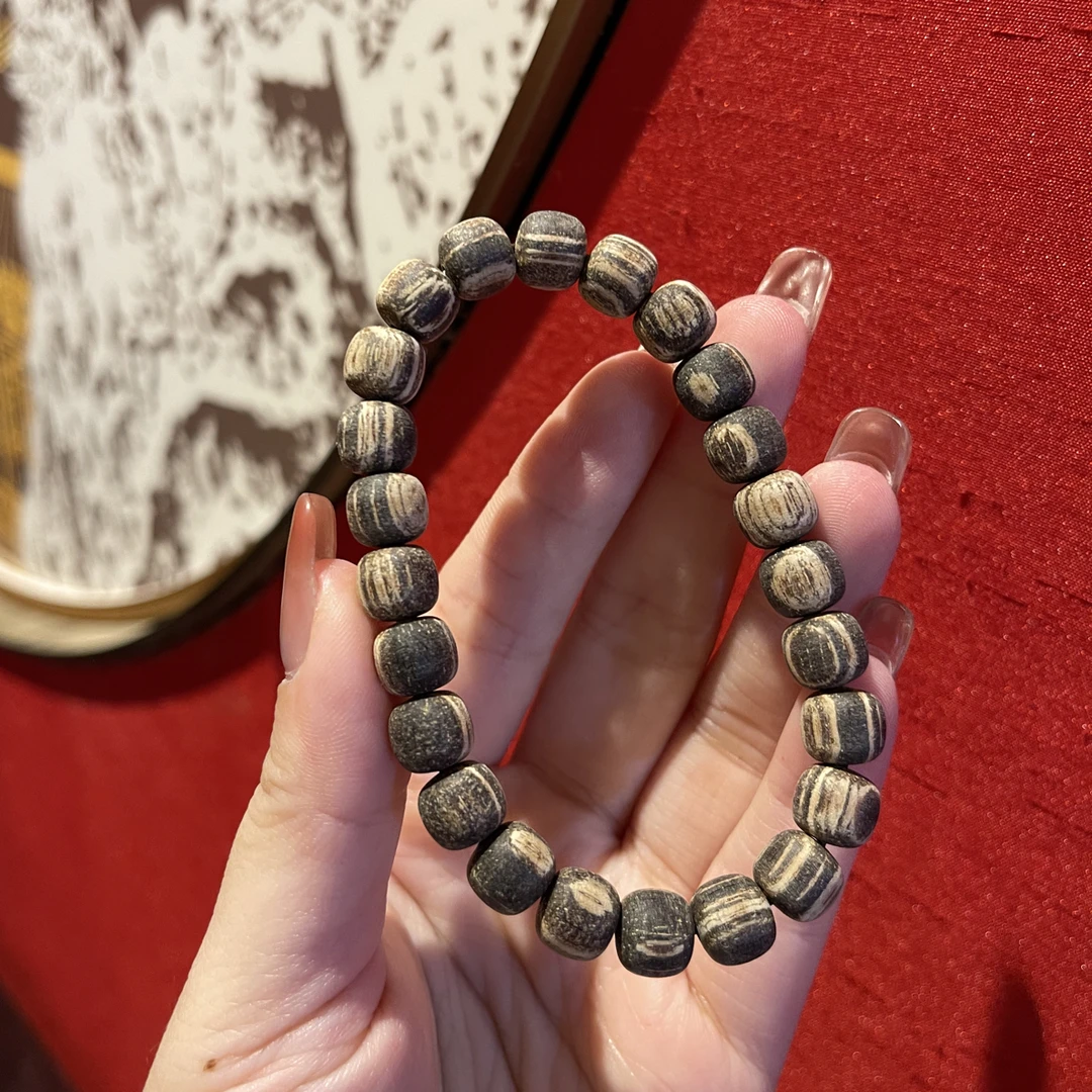 （黑冰小麻丝）巴布亚贡木浓香中毒黑粗抛单圈8×9老型