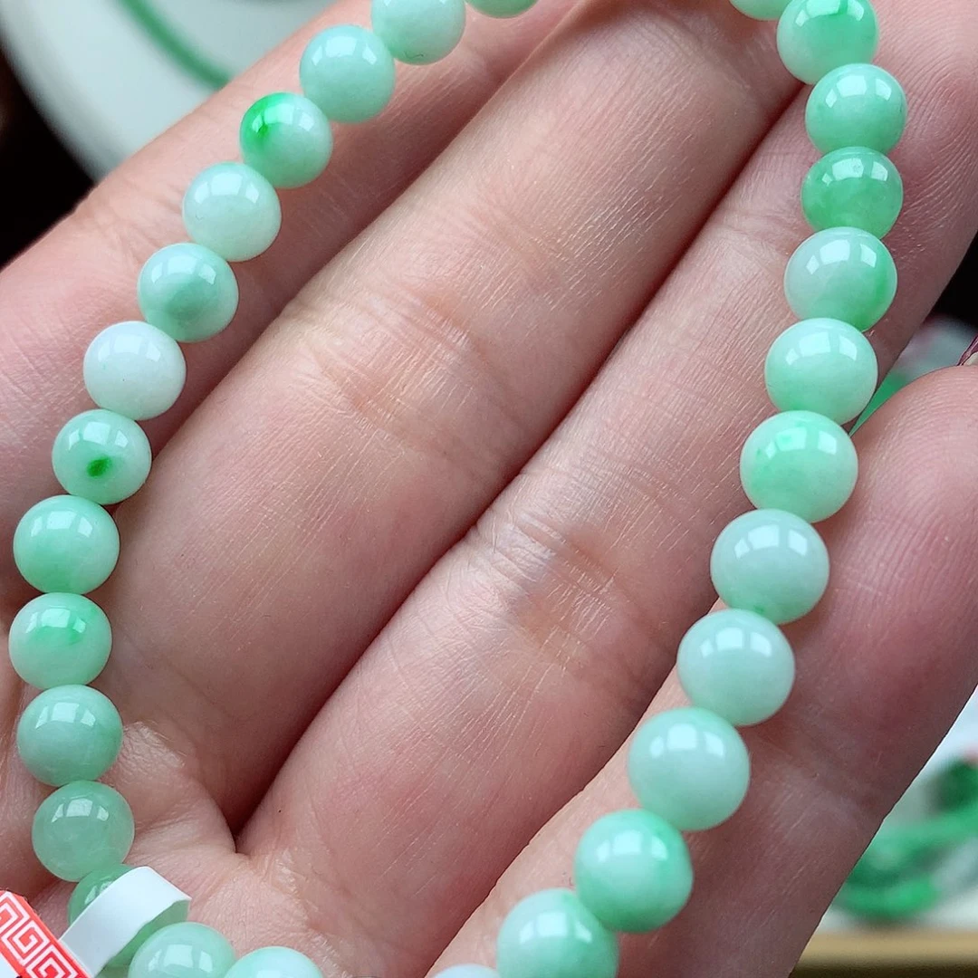 翡翠未镶嵌毛衣链