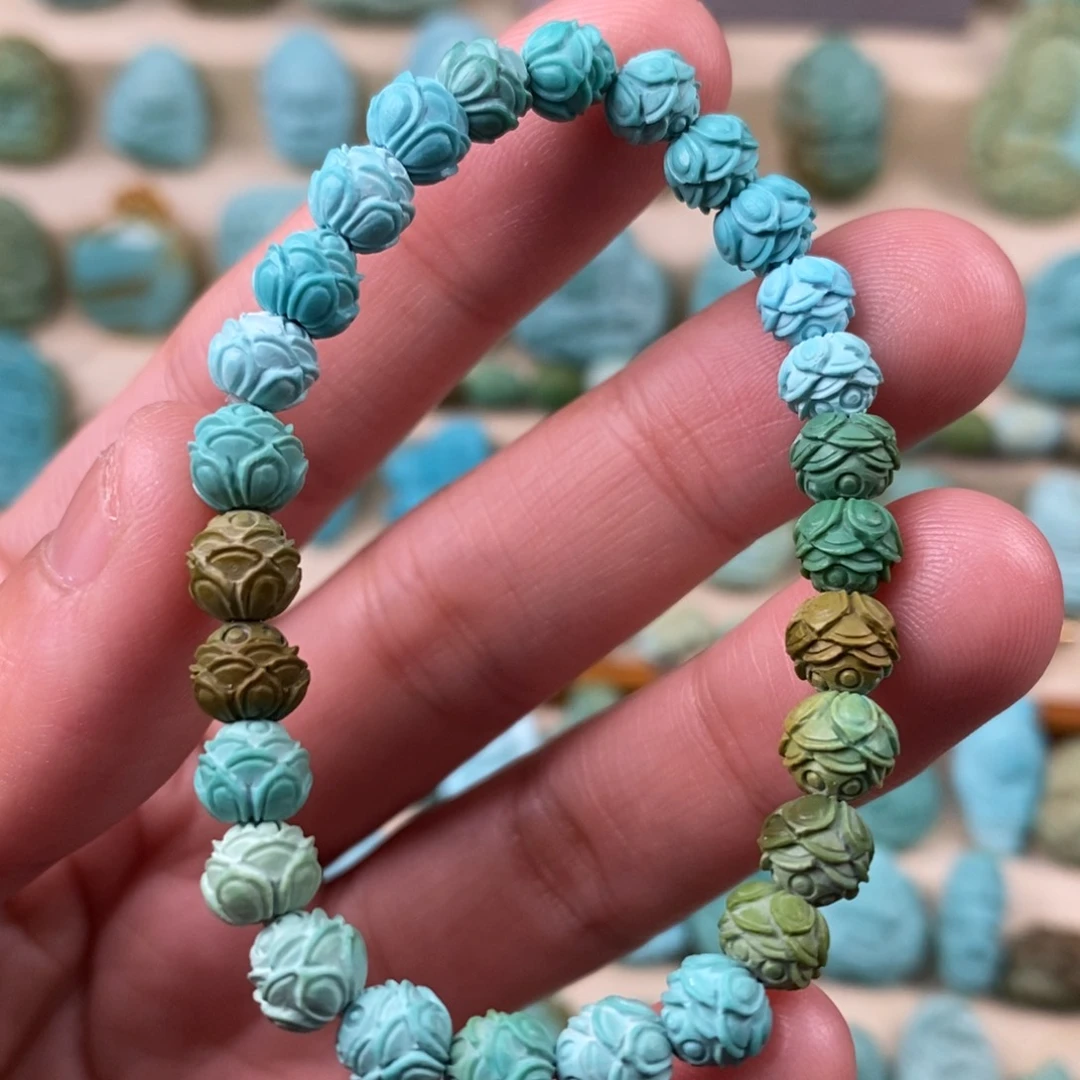 绿松石珠宝奇石未镶嵌