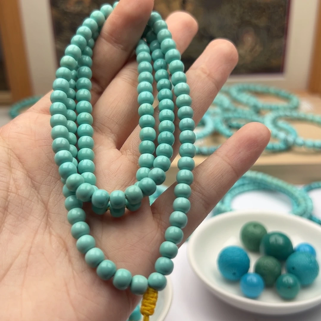 绿松石未镶嵌珠宝奇石卡5.8老型多圈