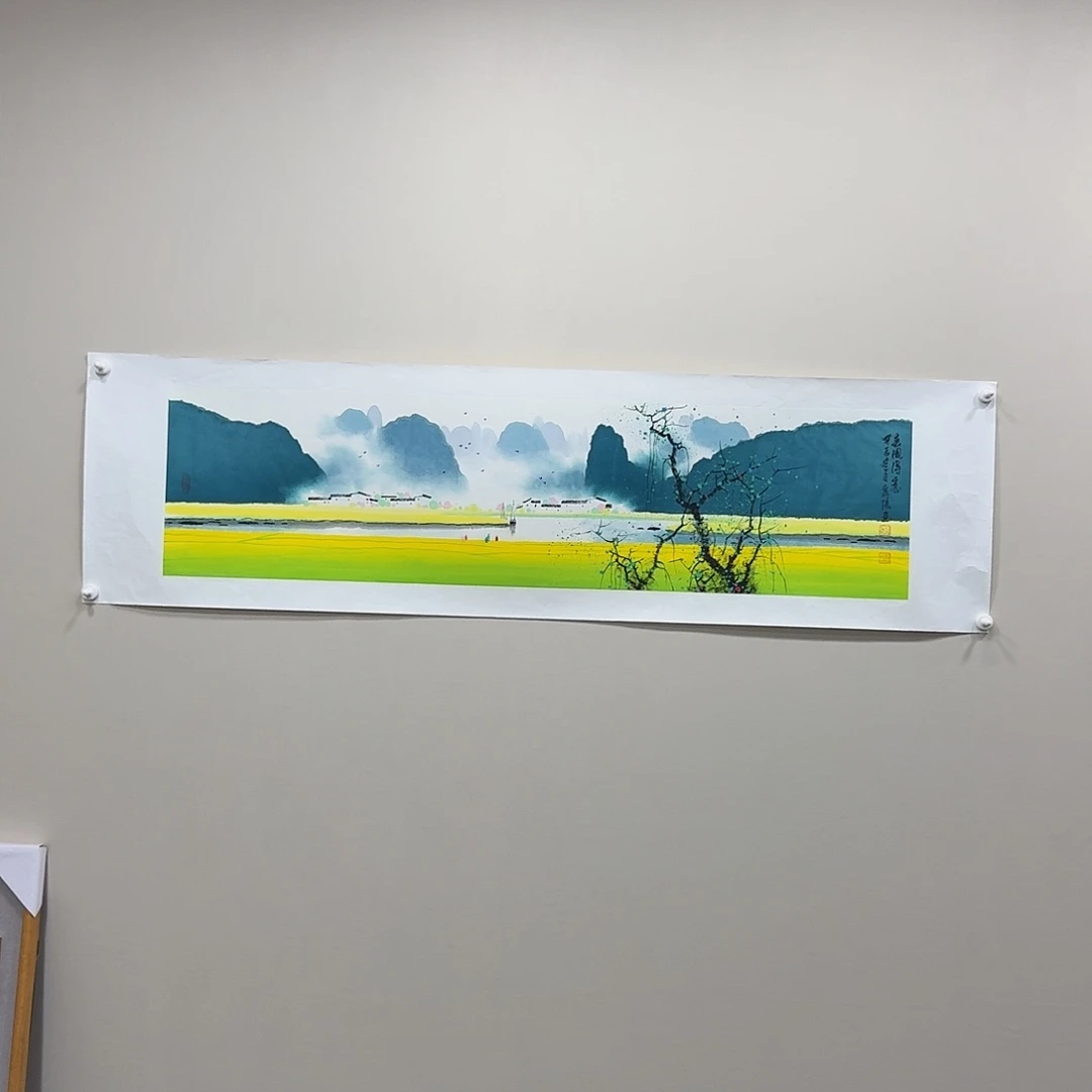 国画张泉踪纯手绘139✖️35终身保真