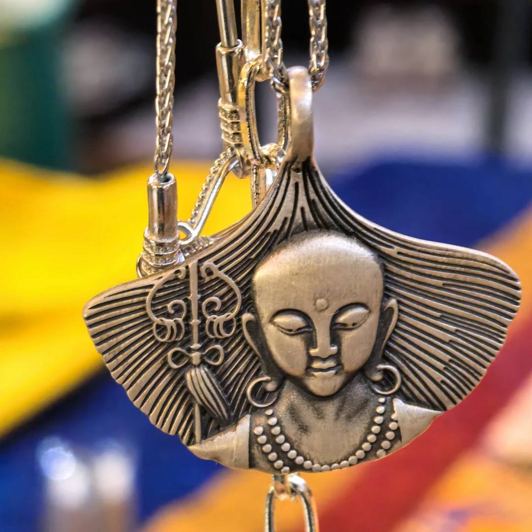 钛钢珐琅吊坠 种菩提·大愿地藏挂饰