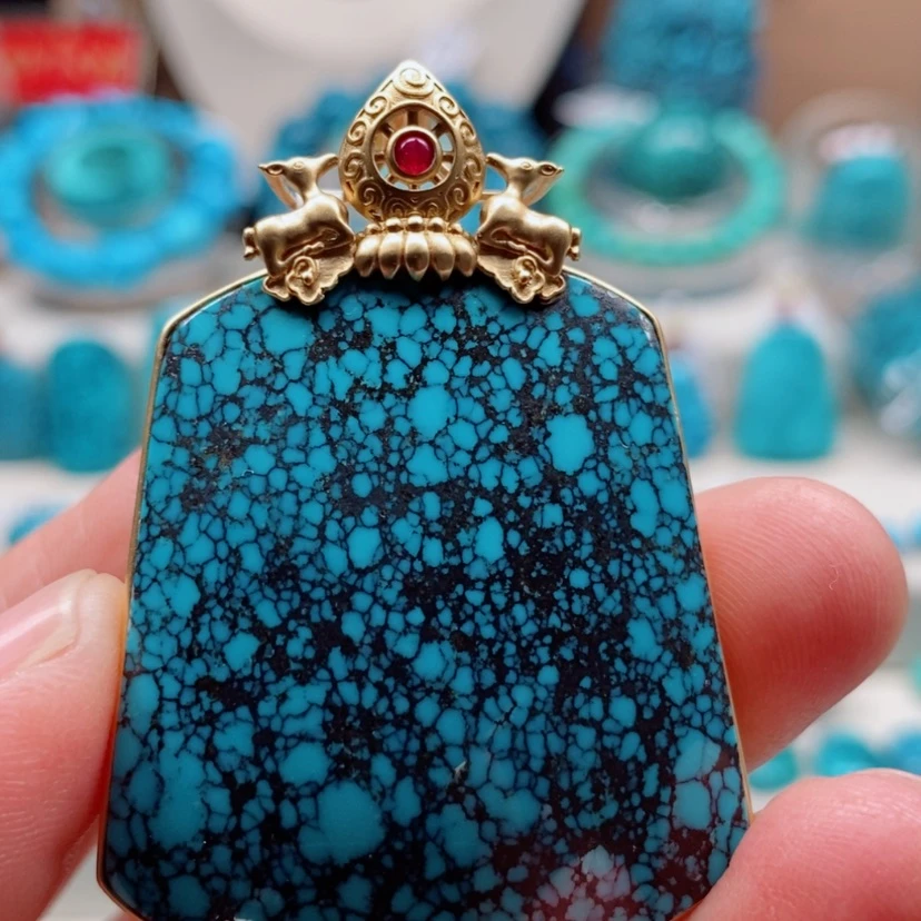 【闪购商品】绿松石绿松石18K金镶嵌