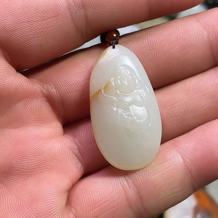 和田玉（糖玉）未镶嵌吊坠(不含链)吊坠