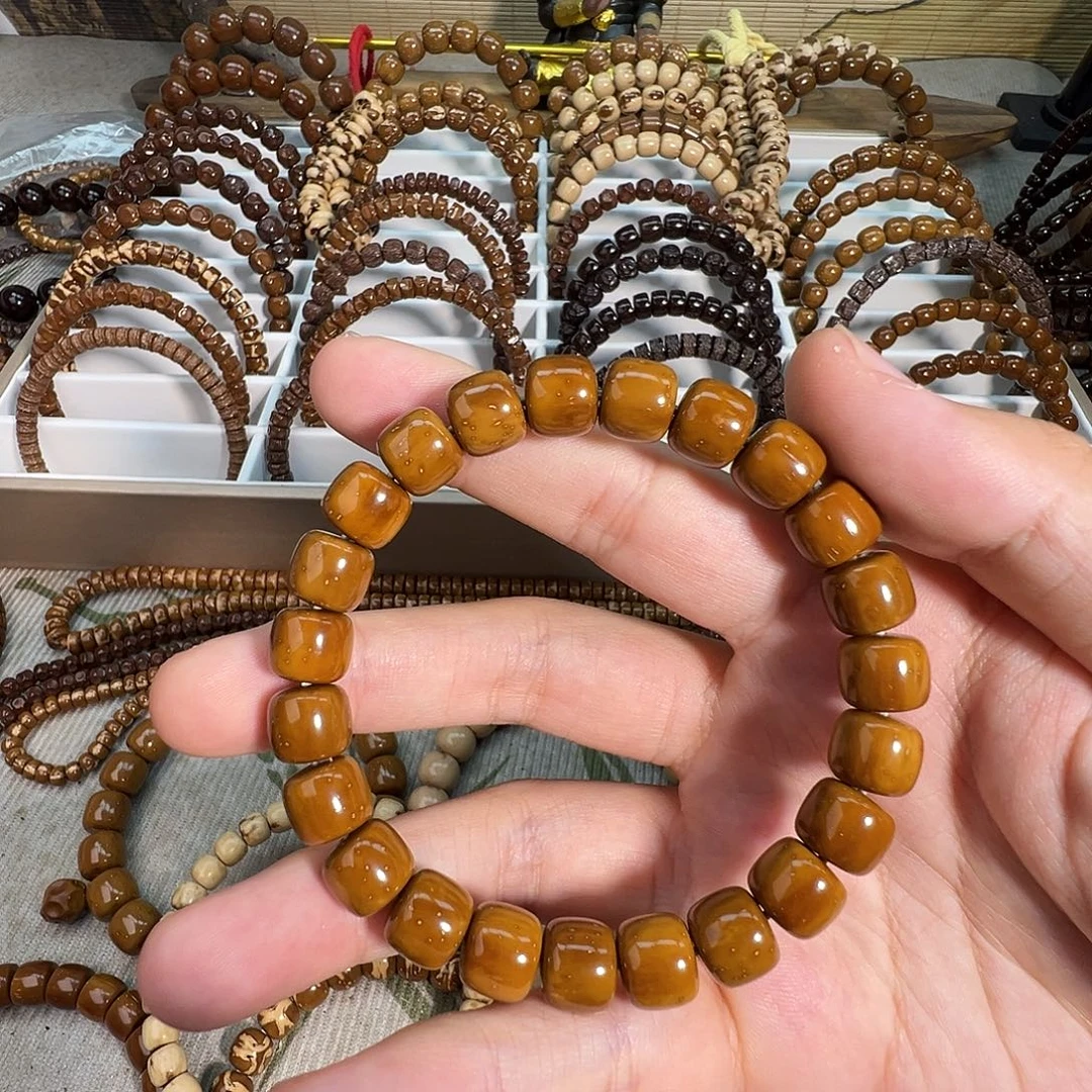 紫金鼠手串10实心高货