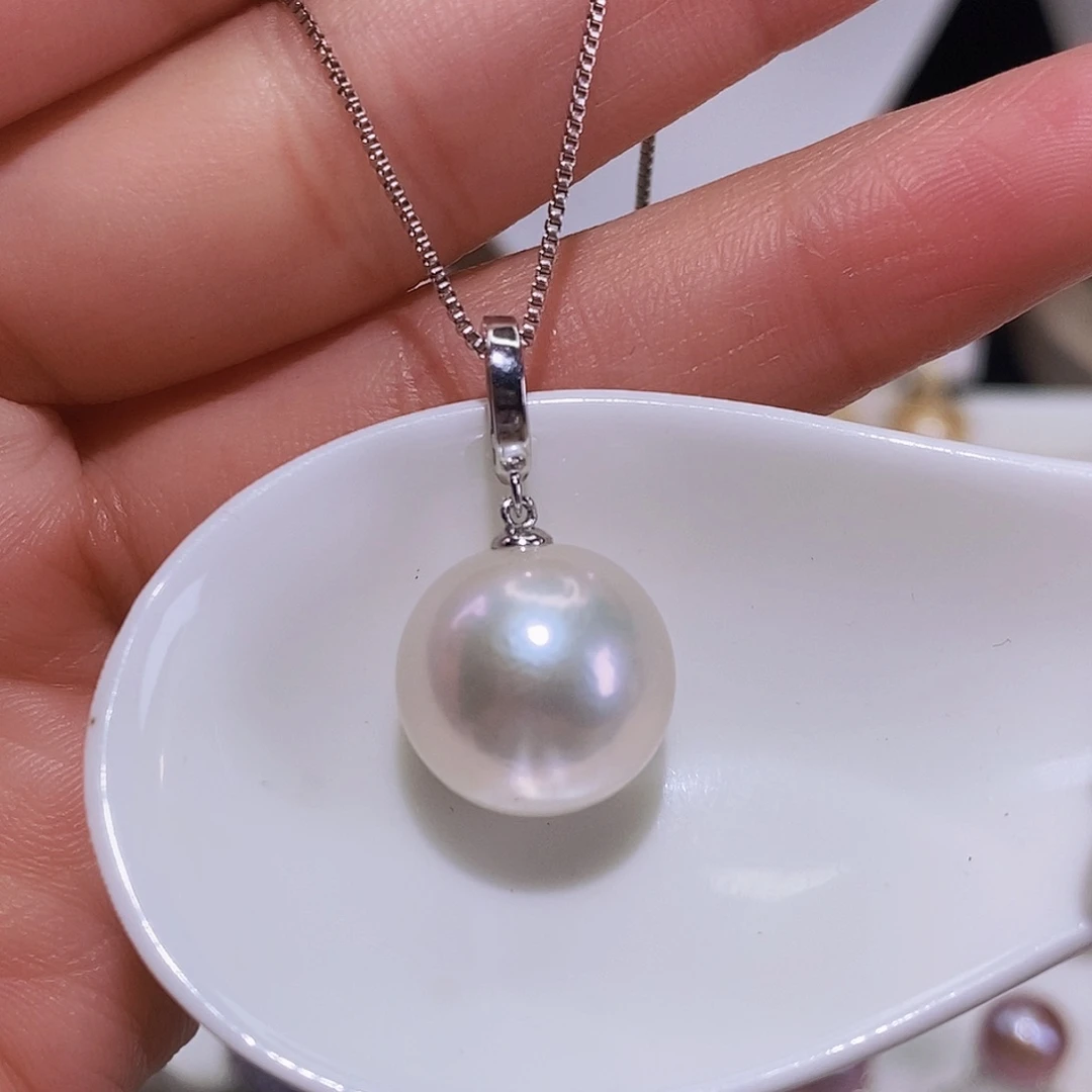淡水珍珠颈饰银S925镶嵌