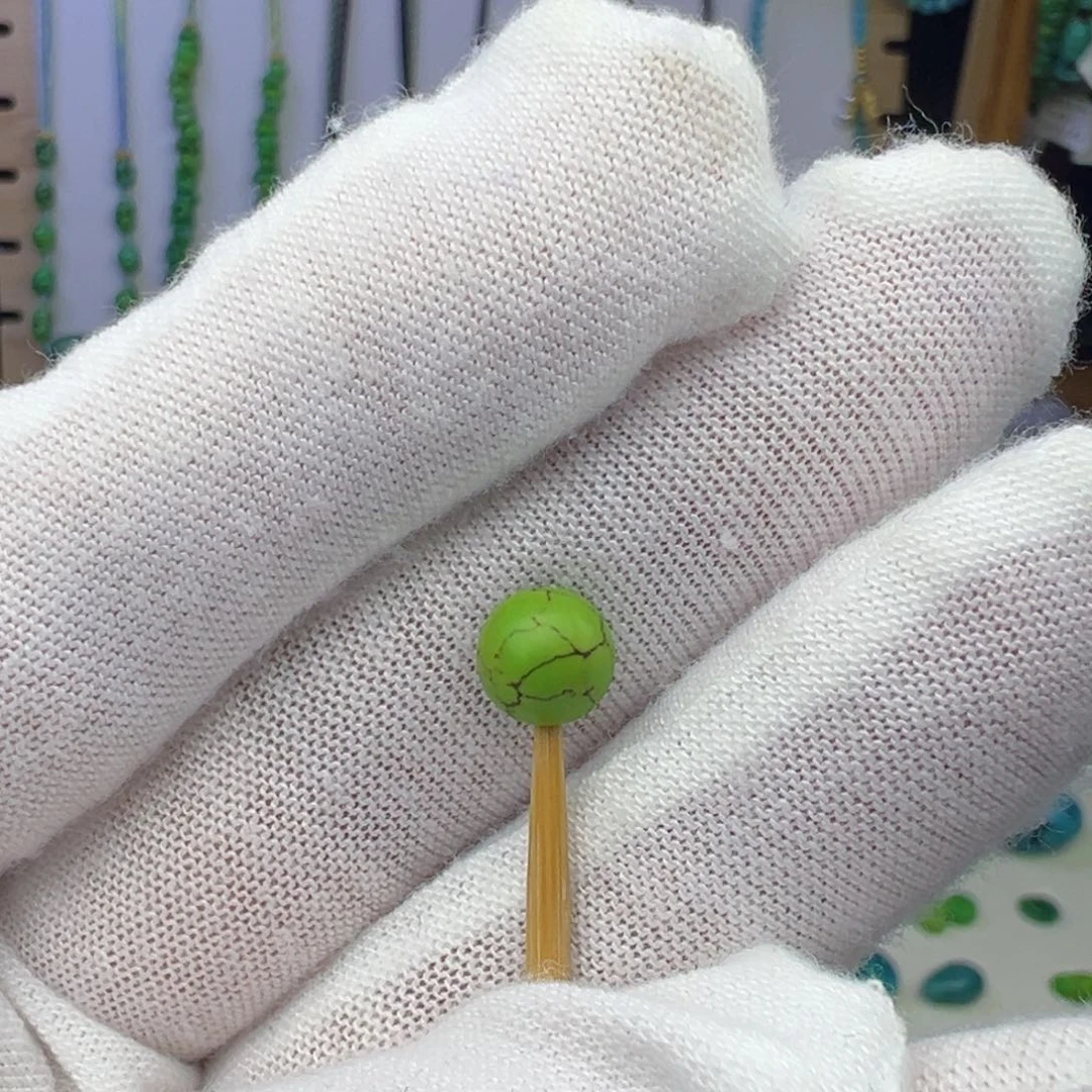 菜籽黄圆珠6.8mm兰