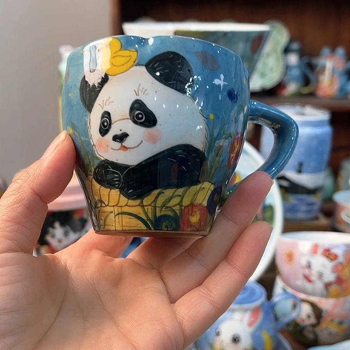 陶小**呀景德镇釉下手绘陶瓷