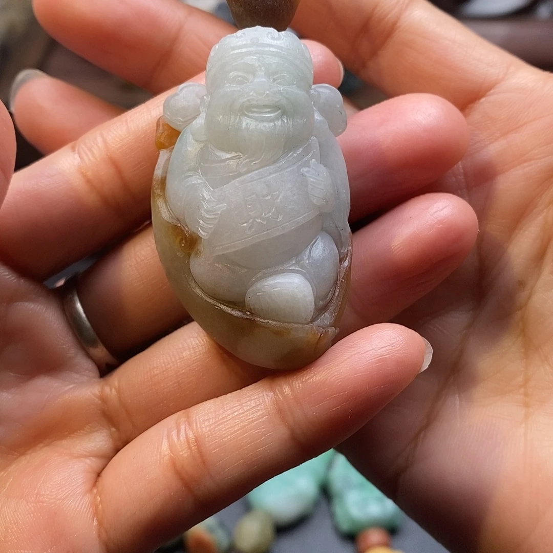 王***兵定制翡翠未镶嵌毛货抛光