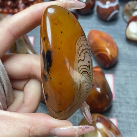 玛瑙/玉髓珠宝奇石未镶嵌冰*