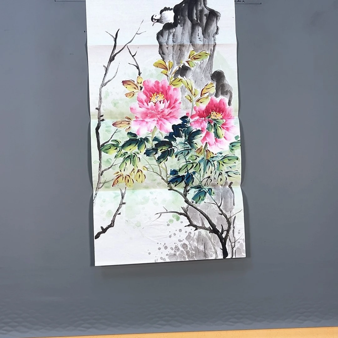 国画482 花鸟和蝴蝶都可以