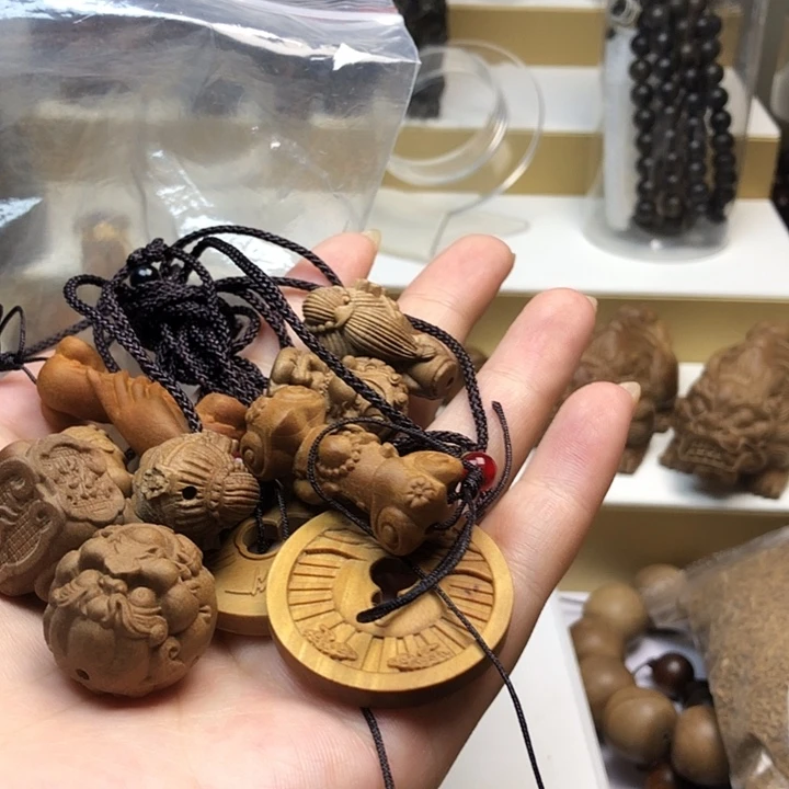 檀香木手串/手链老山檀香11个