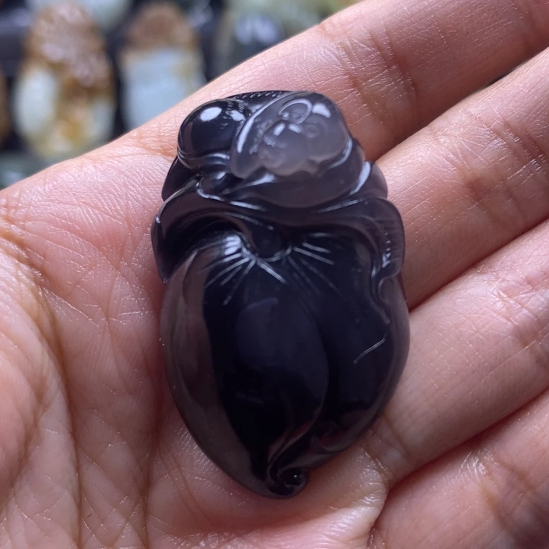 吊坠(不含链)未镶嵌和田玉（糖玉）