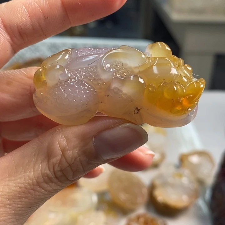 玛瑙/玉髓吊坠(不含链)未镶嵌