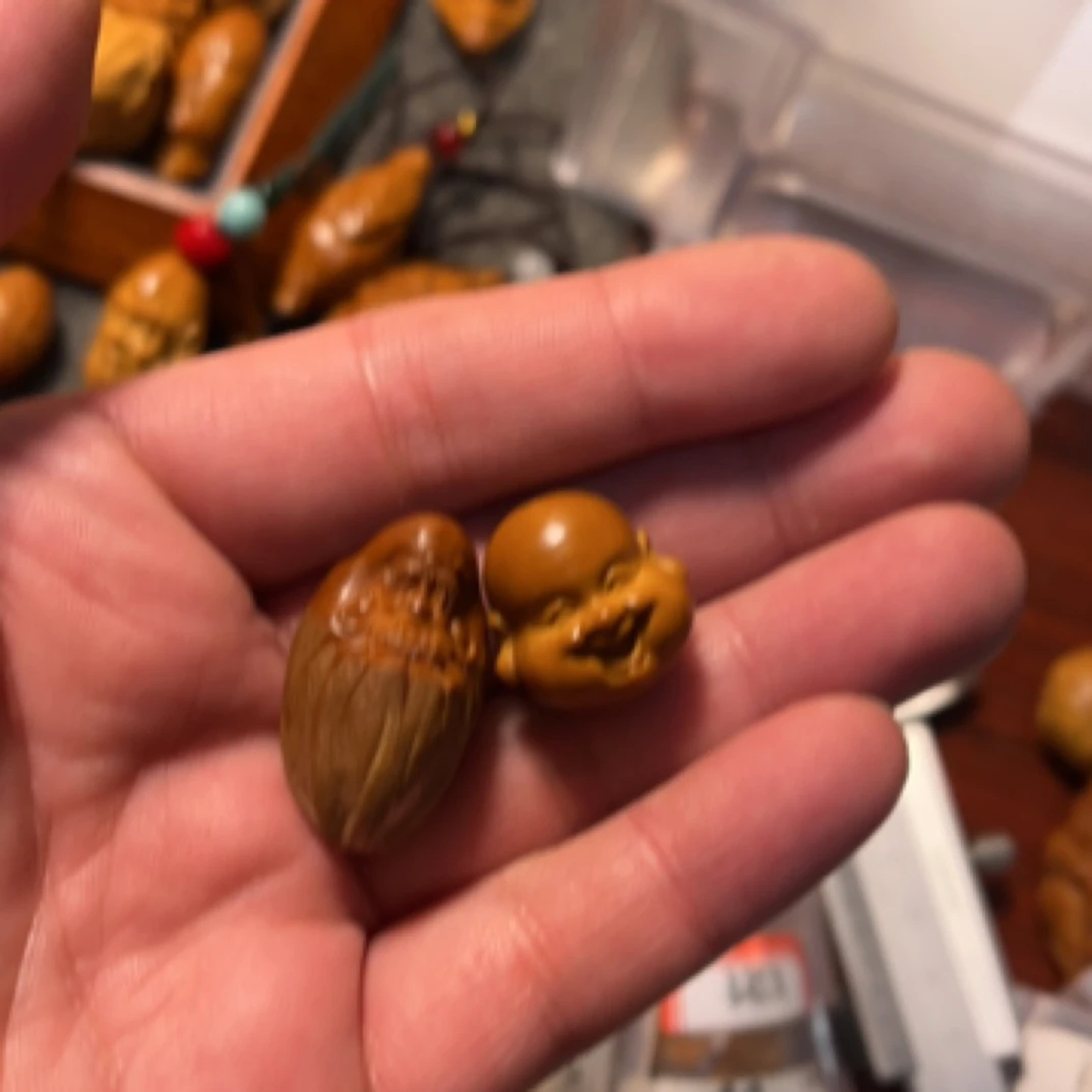 橄榄核精工雕刻弥勒达摩