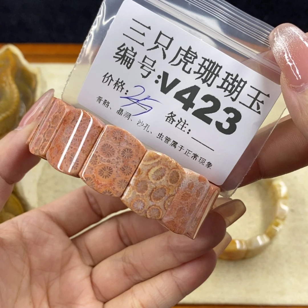 硅化珊瑚（珊瑚玉）未镶嵌1咔*