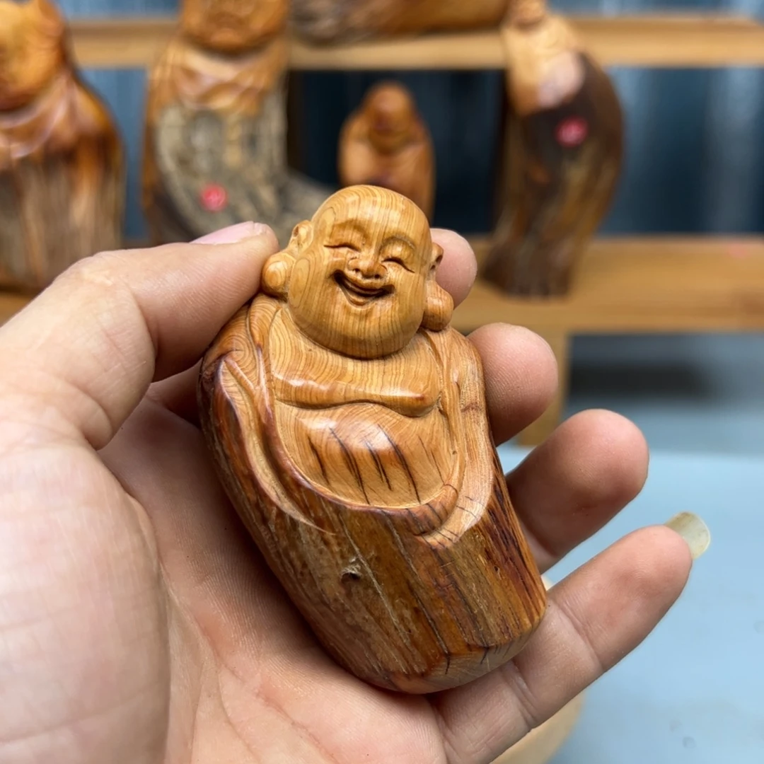 亲***的木崖柏木摆件手把件
