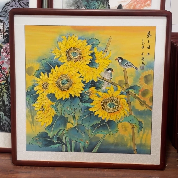国画带框尺寸83*83厘米