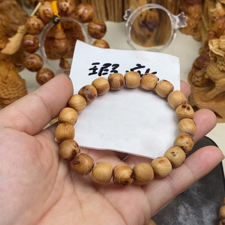 柏木崖柏0.8瘤疤手串27