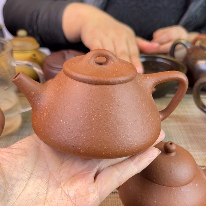 茶壶紫砂黄龙山朱泥150cc
