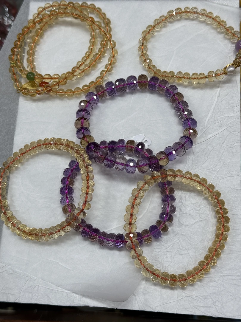 水晶手串水晶手串DIY时尚女士轻奢设计款直播间一物一拍