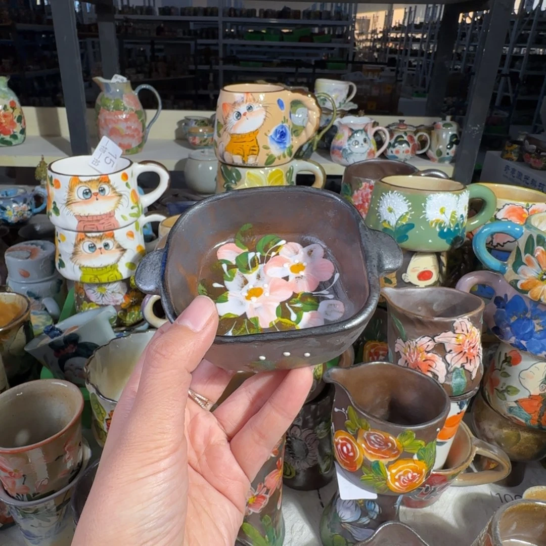 景德镇手工陶瓷釉下彩紫砂正品20