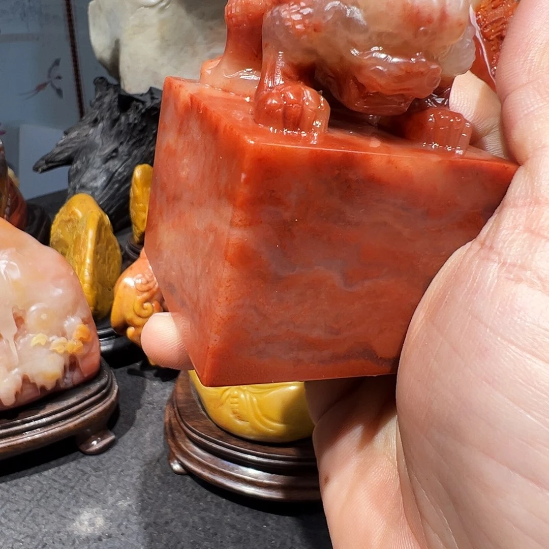 寿山石龙*吟寿山石摆件