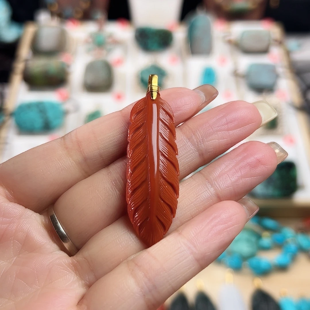 南红玛瑙未镶嵌颈饰