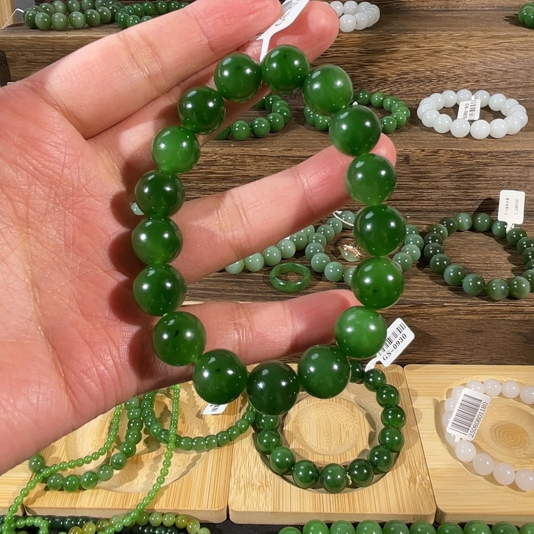 和田玉未镶嵌手串