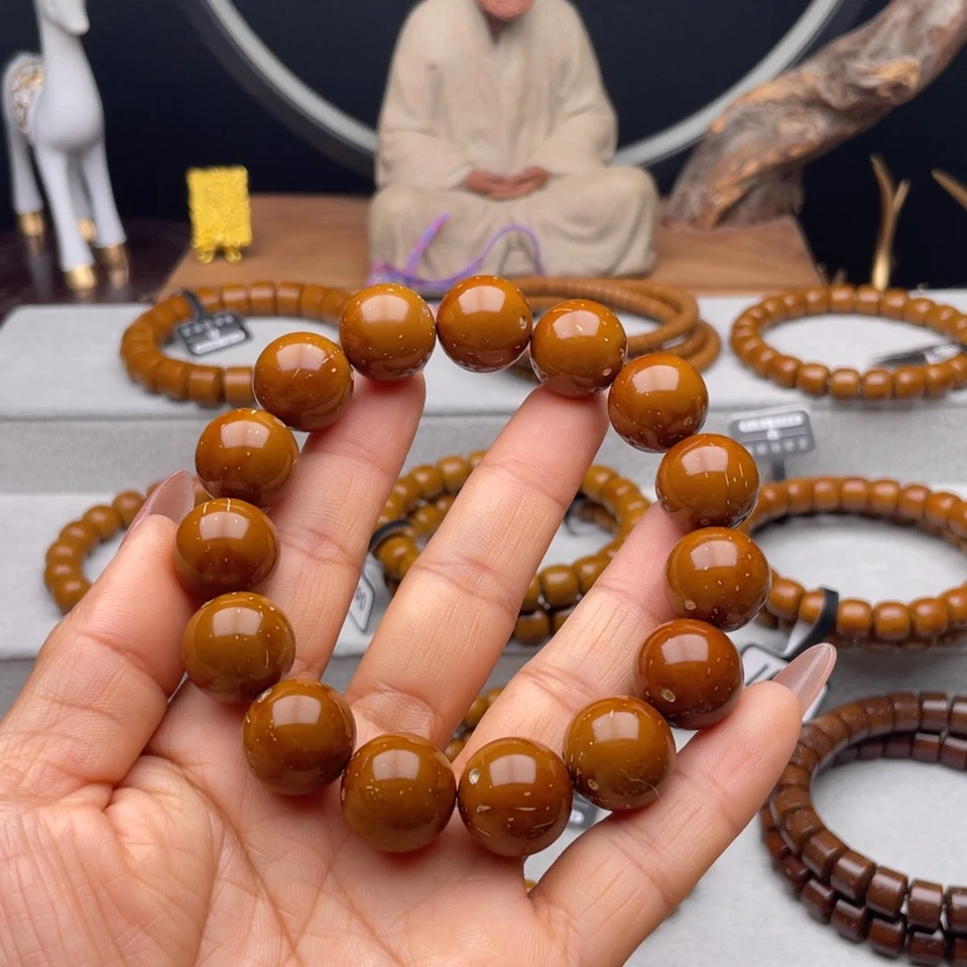 紫金鼠手串达*紫金鼠16光珠