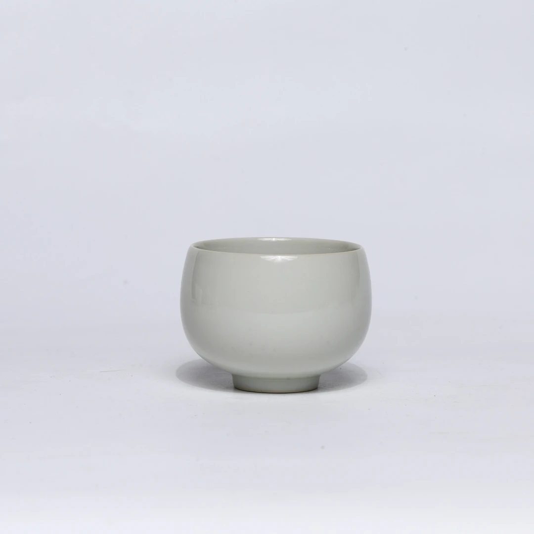 何白龙窑 柴烧老瓷泥 光速禅定杯  hbly-094