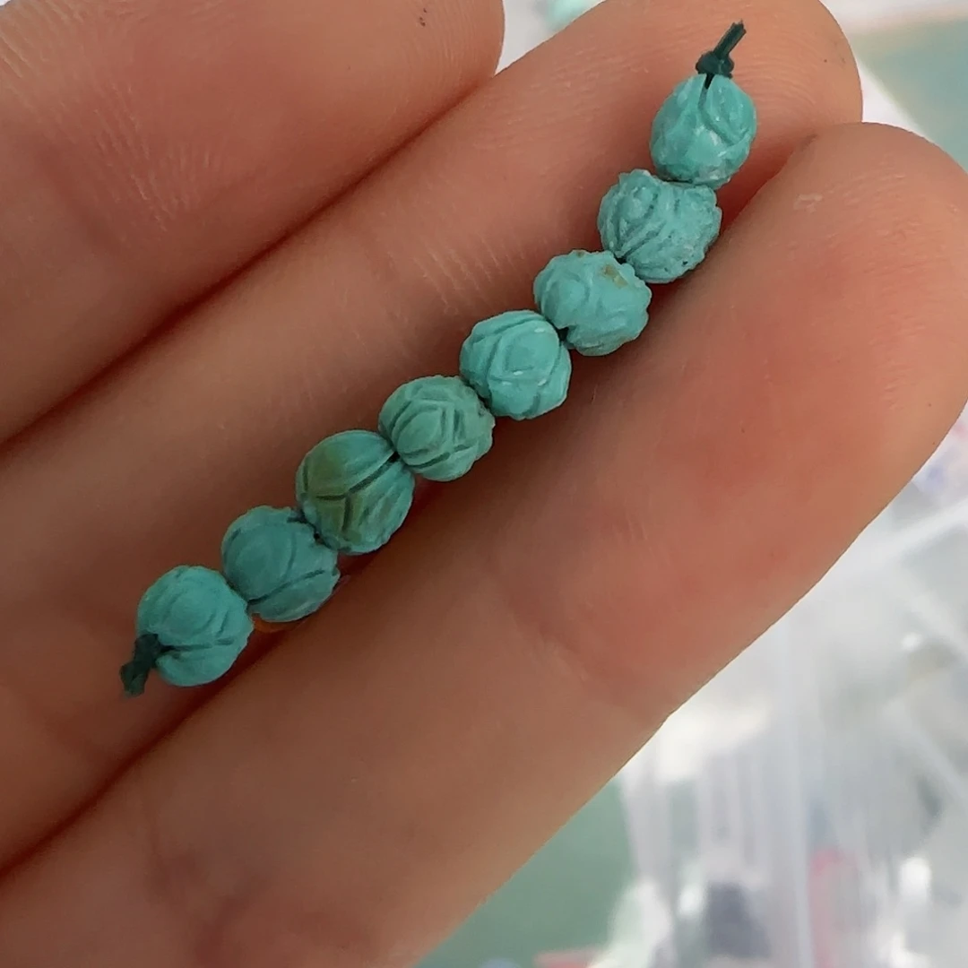绿松石珠宝半成品未镶嵌