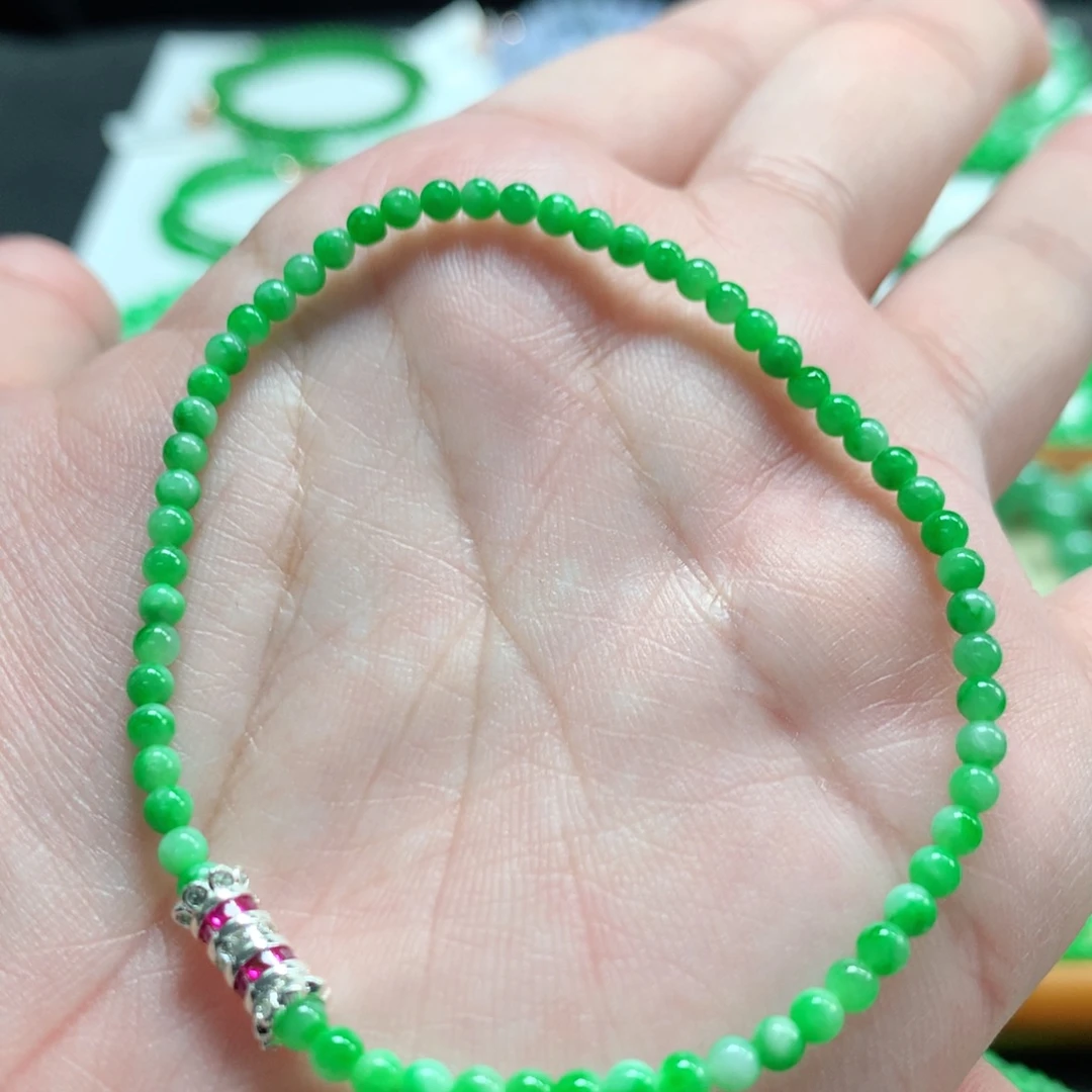 翡翠未镶嵌手链翡翠