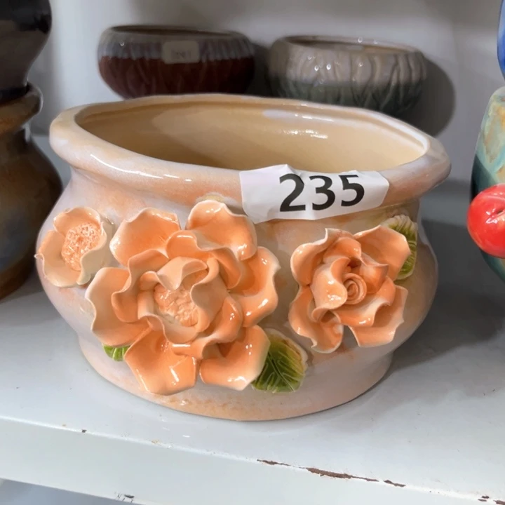 紫砂花盆粗陶材质多肉花盆