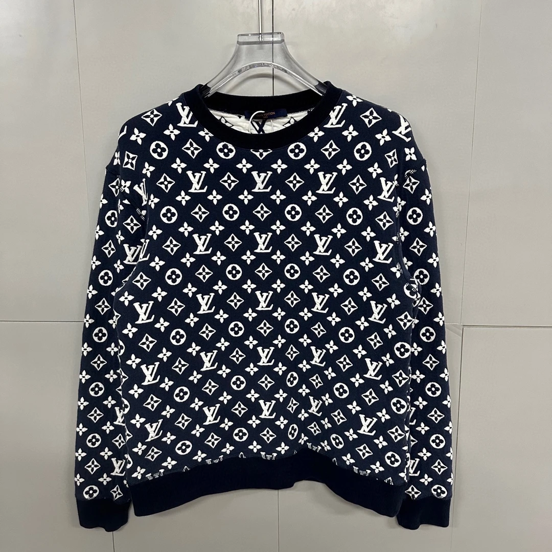 95新 LouisVuitton/路易威登 提花浮雕满印卫衣 S码 J00392