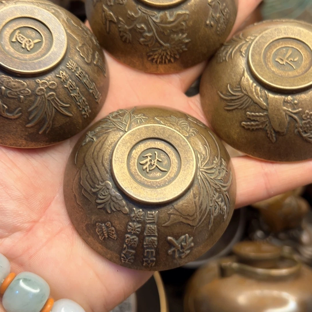 铜摆件欢迎欢迎你