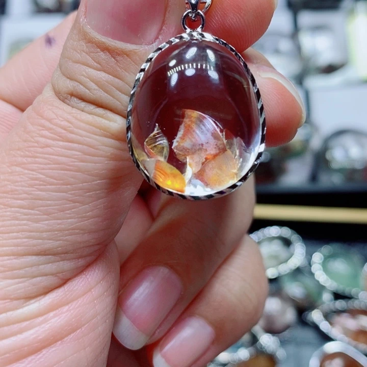 水晶颈饰未镶嵌水晶