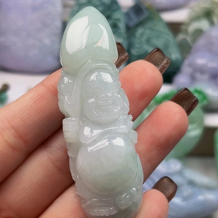 翡翠未镶嵌颈饰挂件
