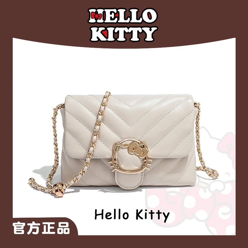HelloKitty菱格链条单肩斜挎包便携包