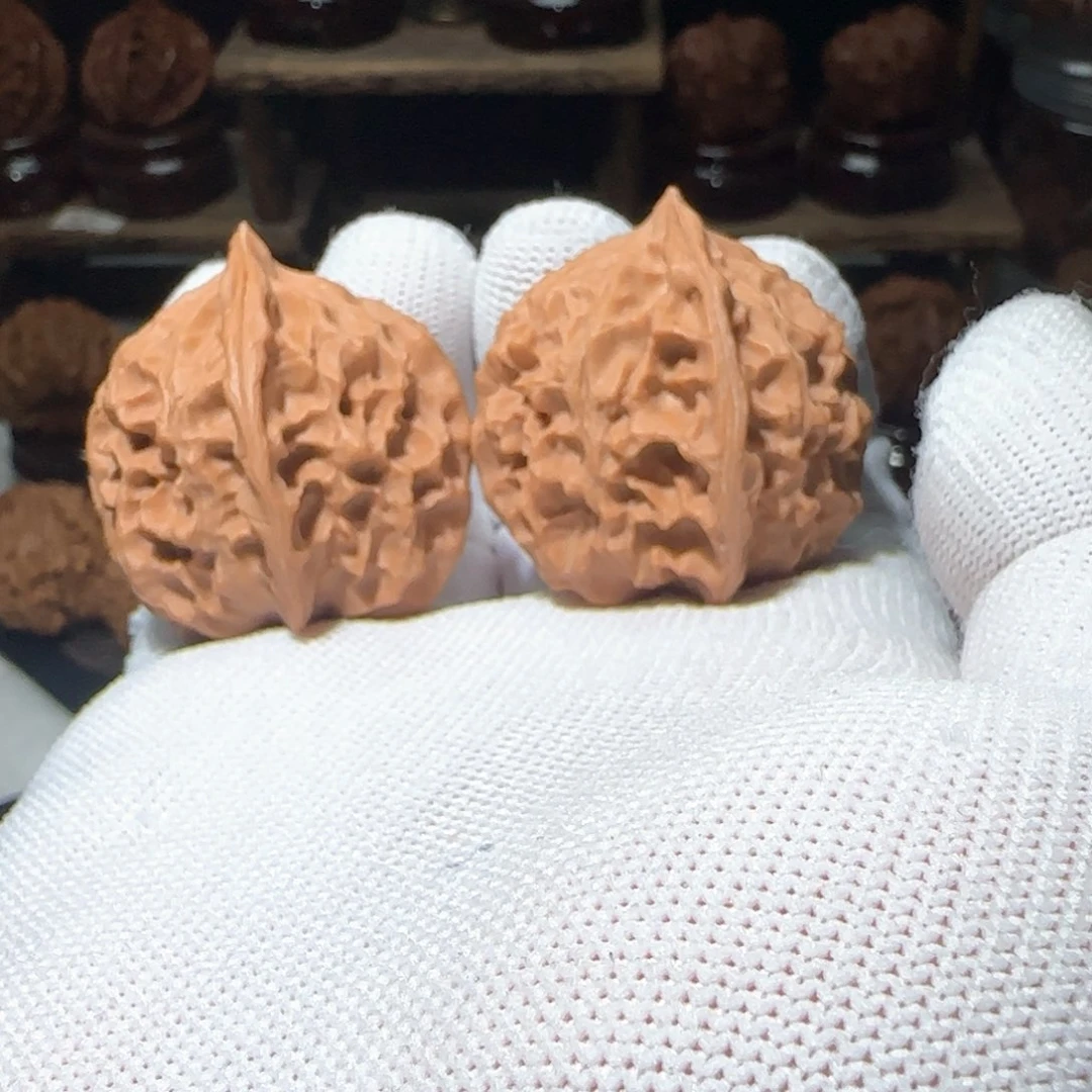 舢***板文玩核桃吊坠龙鳞纹