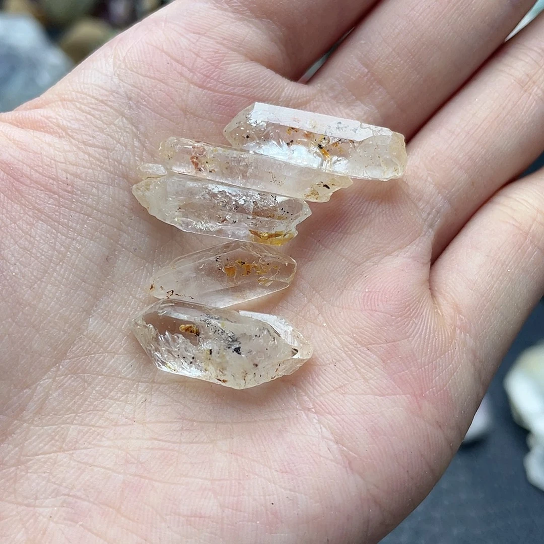 油胆水晶萤石（处理）月*七