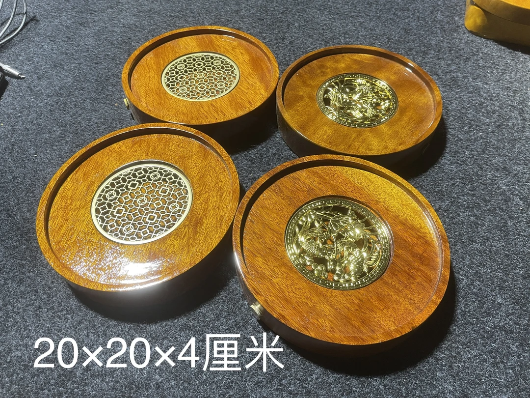 金丝楠干湿两用茶盘 旅行便携茶盘