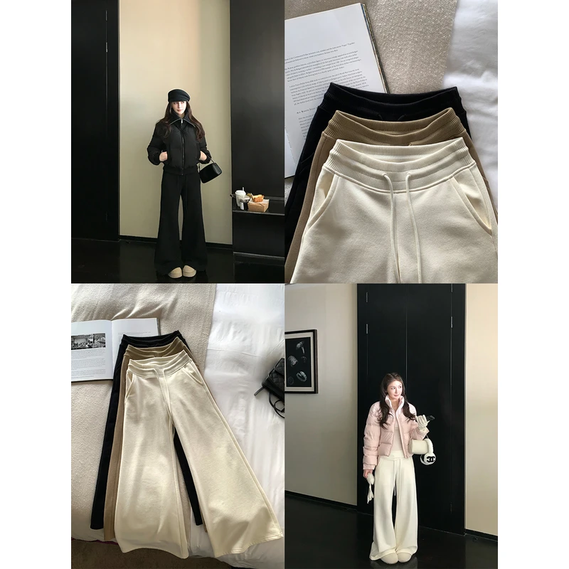 Skk Store '满分神裤'独宠卫裤360G加绒磨毛软巨显瘦抽绳休闲裤