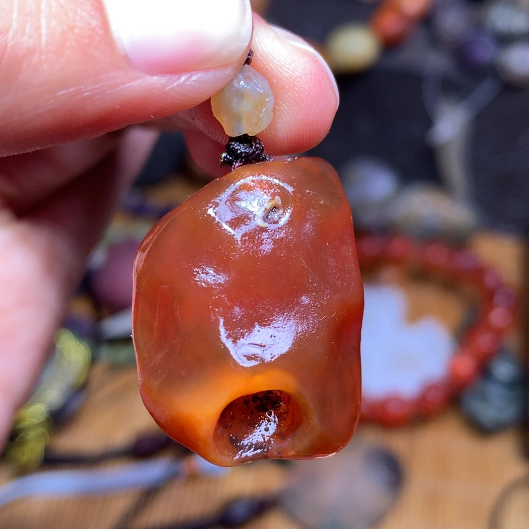 未镶嵌玛瑙/玉髓珠宝半成品